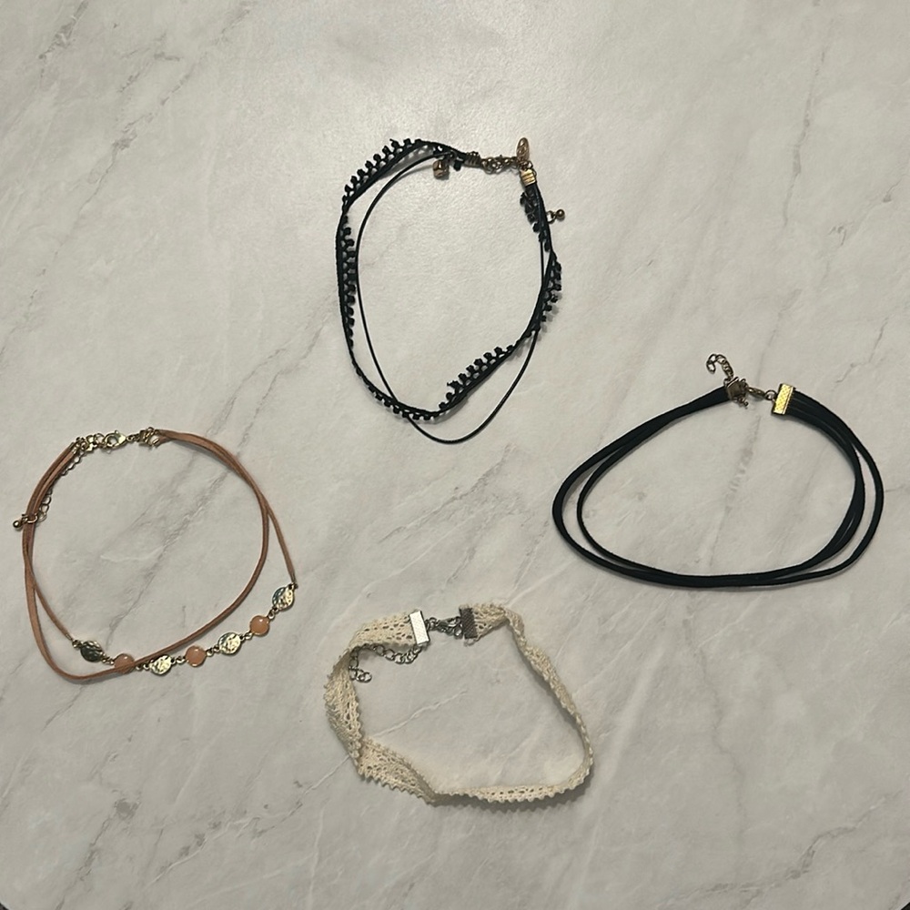 Charming Charlie’s Assorted Choker Necklaces